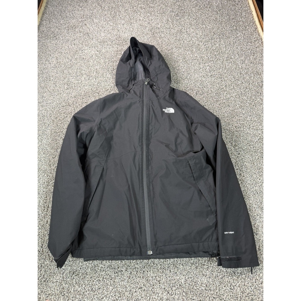 The North Face Dryvent Waterproof Hooded Jacket Women's Size Large Black
